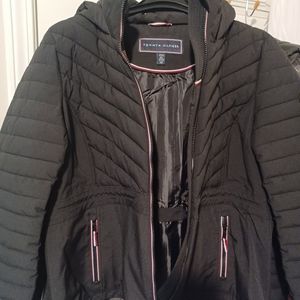 Tommy Hilfiger black jacket women's XLarge